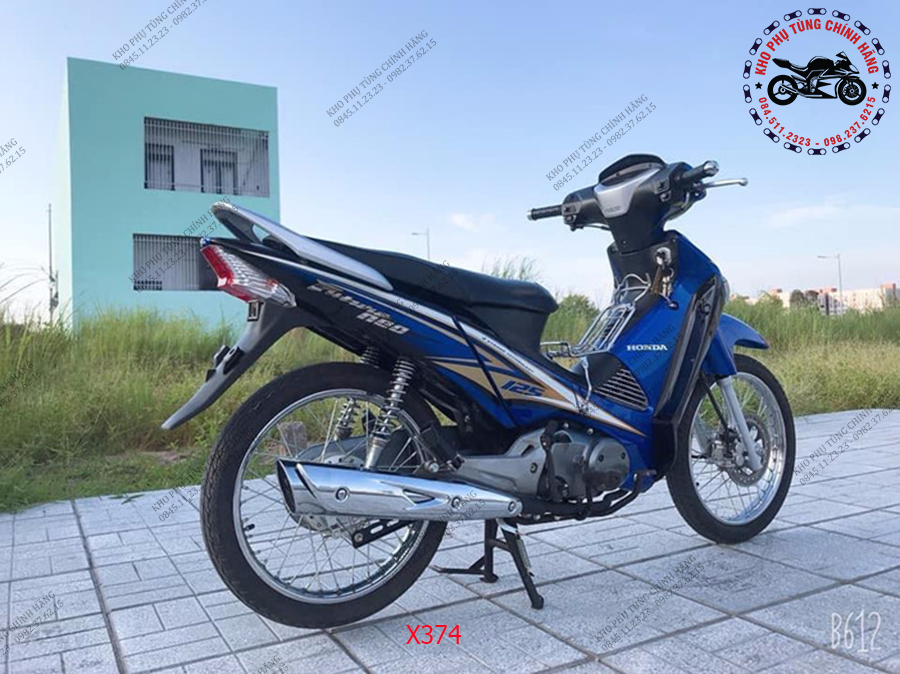 Sơn xe máy Honda Future màu Xanh dương MTP8111K Ultra Motorcycle Colors   Shopee Việt Nam